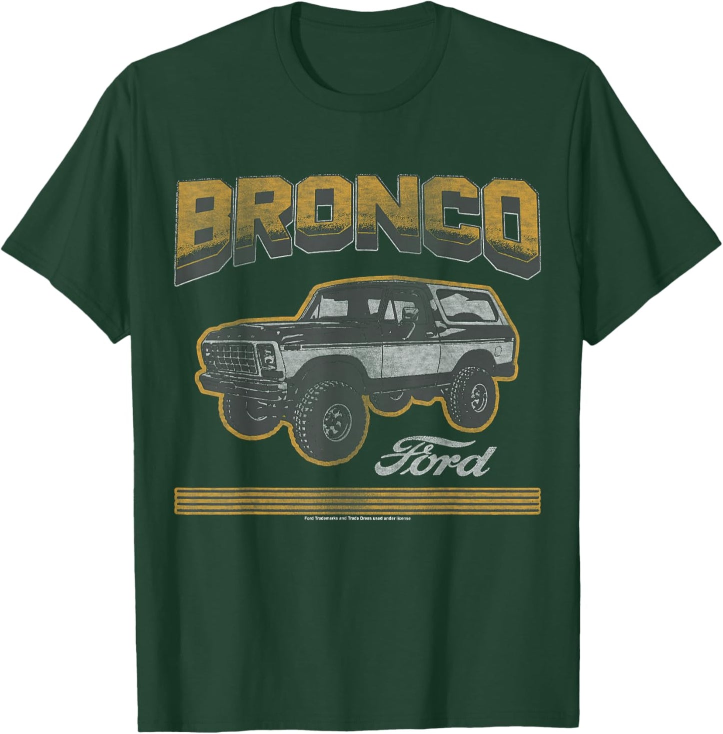 Ford - Bronco SUV With Logo T-Shirt - T-Shirt | Forest