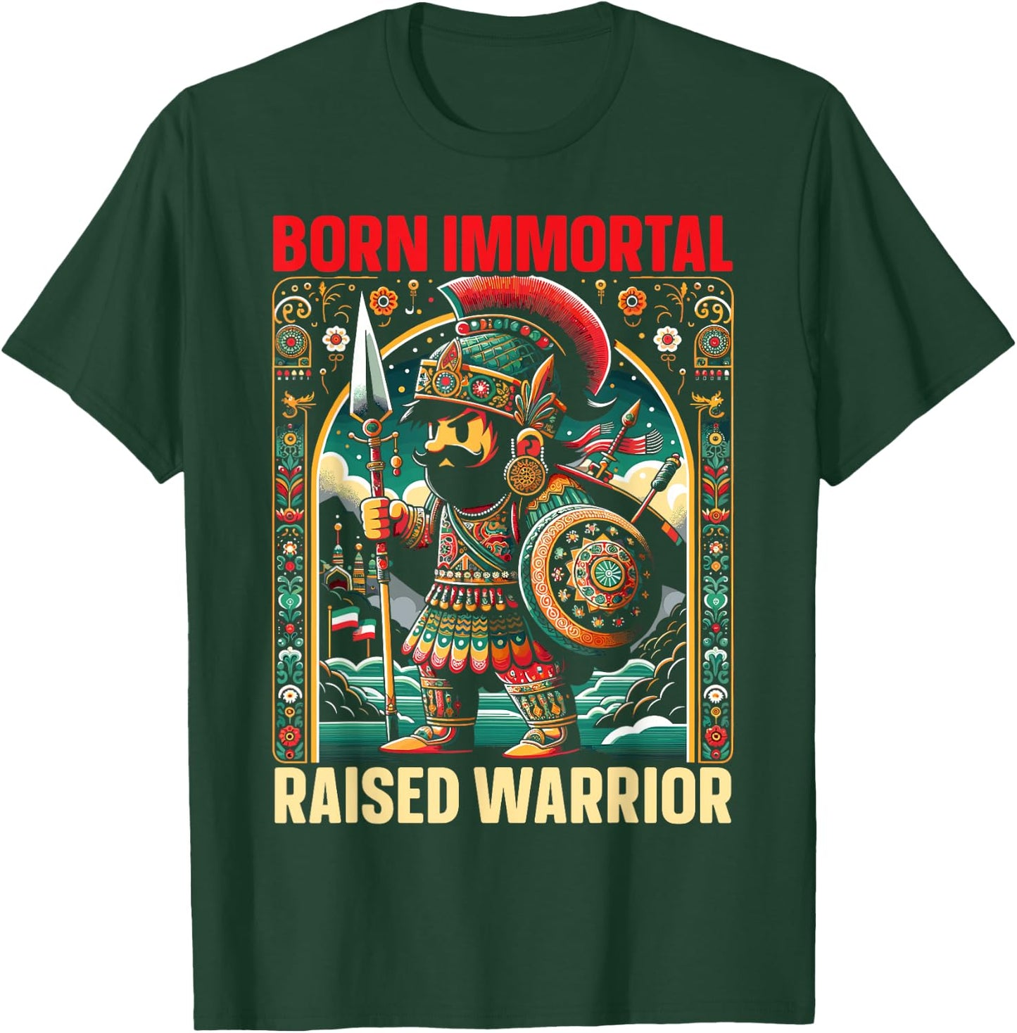 Persian Immortal Achaemenid Empire Persian Warrior T-Shirt - T-Shirt | Forest
