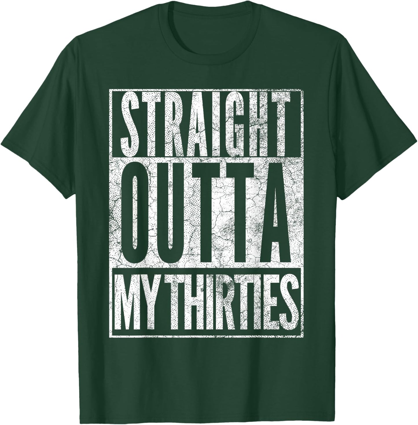 1986 Straight Outta My Thirties 40th BIRTHDAY Gift 40 Years T-Shirt - T-Shirt | Forest