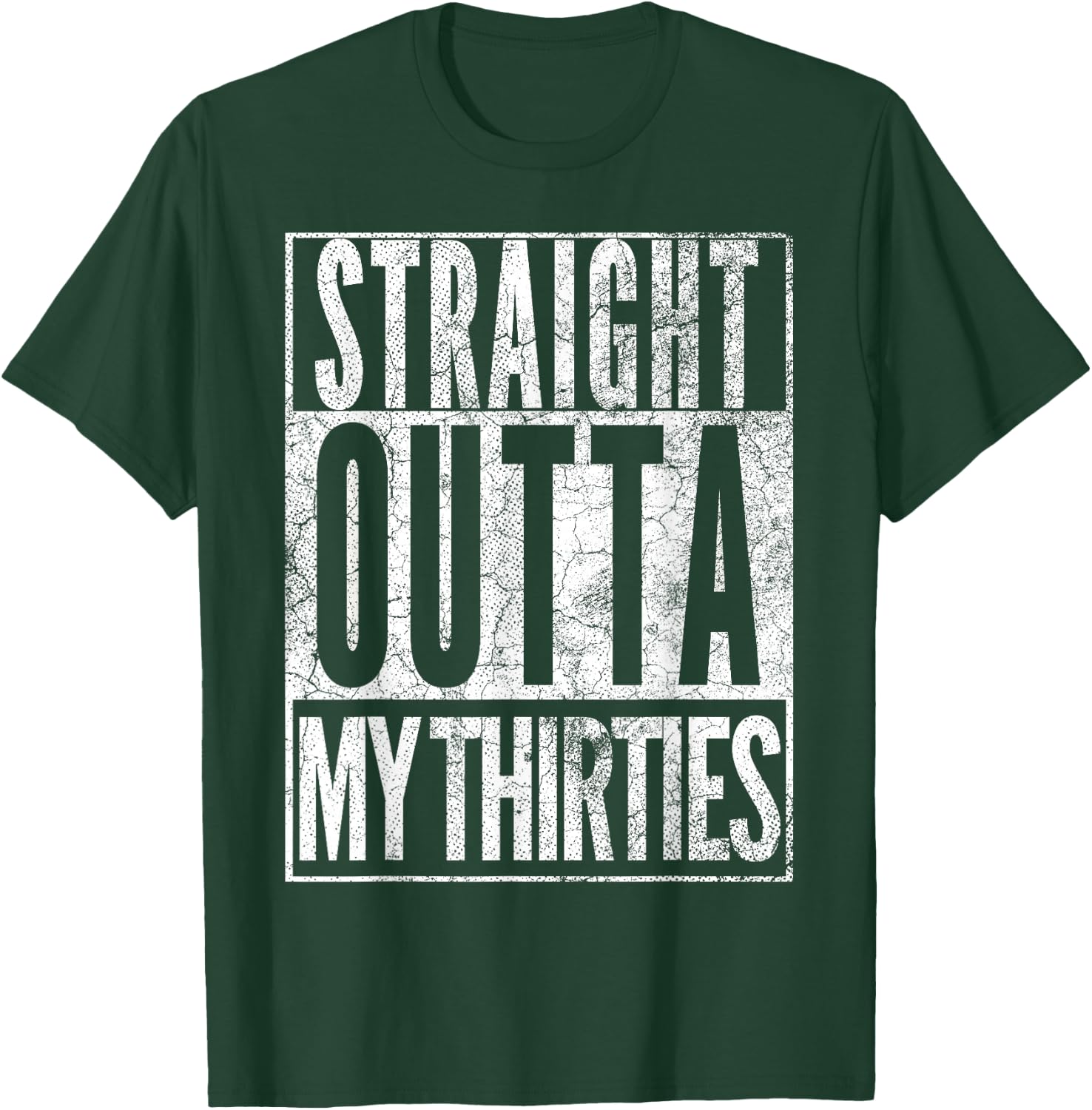 1986 Straight Outta My Thirties 40th BIRTHDAY Gift 40 Years T-Shirt - T-Shirt | Forest