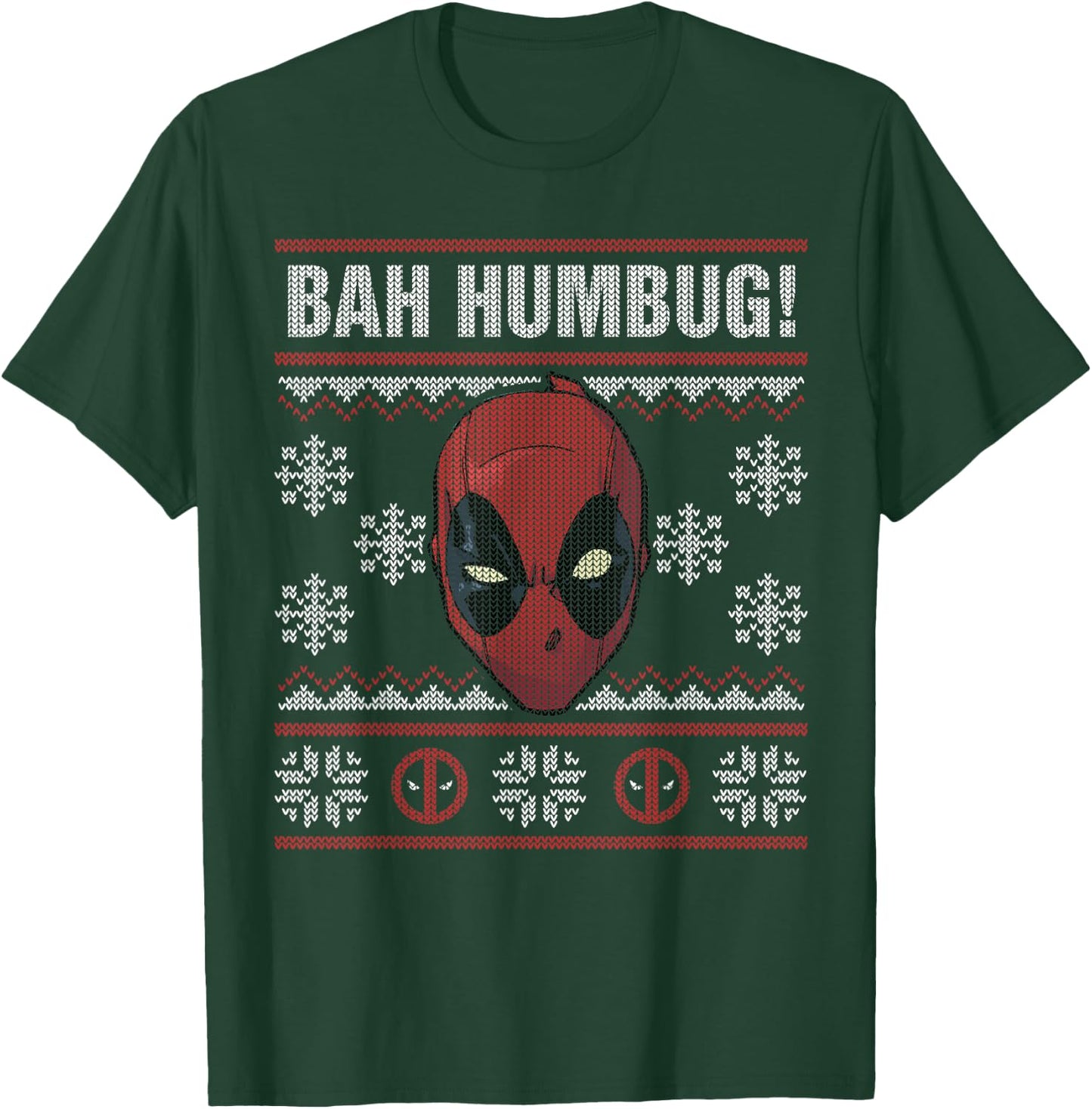 Marvel Deadpool Bah Humbug Holiday T-Shirt - T-Shirt | Forest
