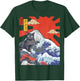Catzilla Cat Japanese Art Funny Cat Gifts Women Kids T-Shirt - T-Shirt | Forest