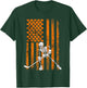 Ice Hockey Player Fan Gift Skeleton Halloween Shirt Men Boys T-Shirt - T-Shirt | Forest