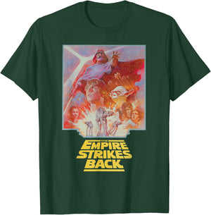Star Wars The Empire Strikes Back Vintage Poster Art T-Shirt - T-Shirt | Forest