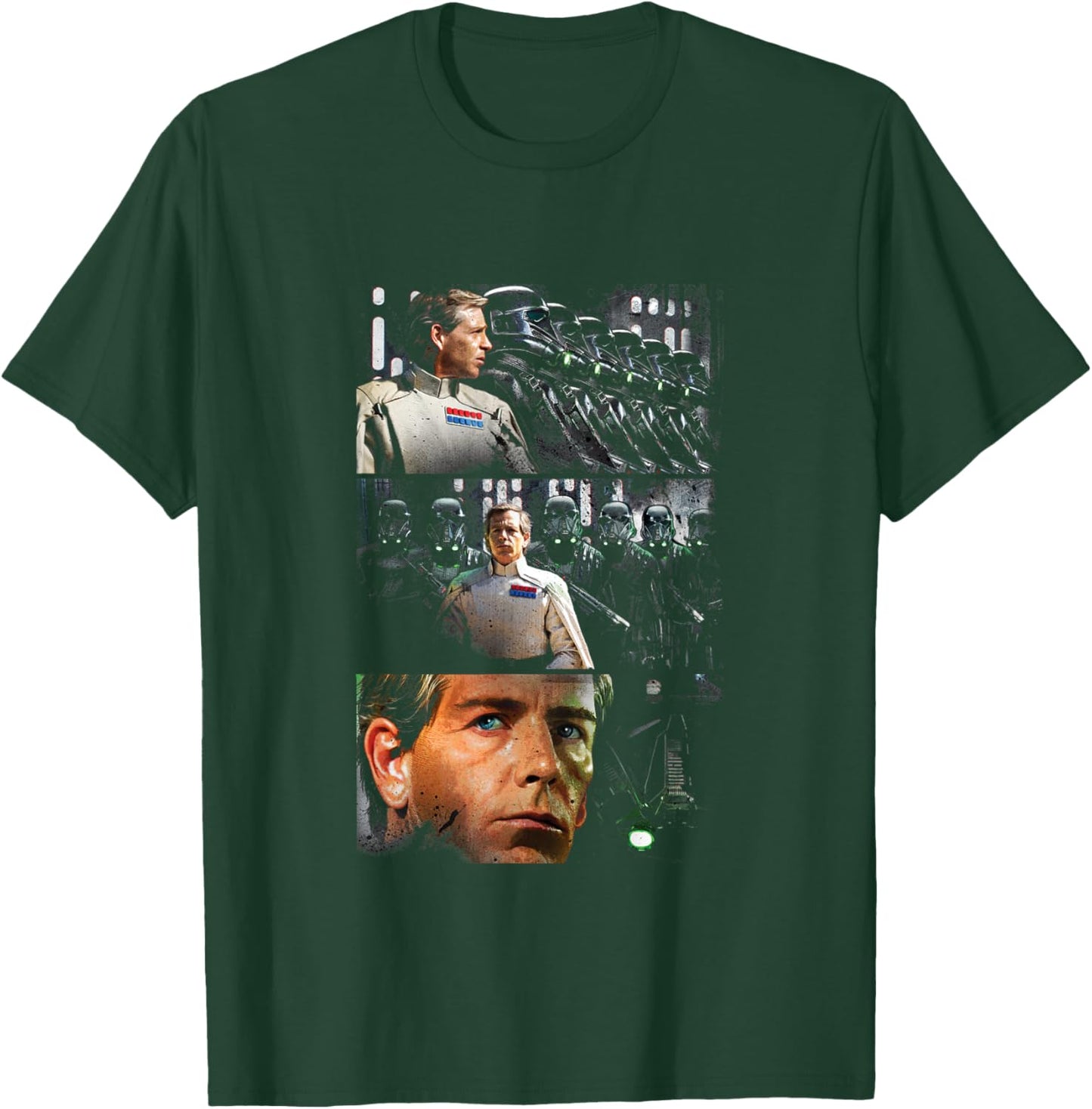 Star Wars Rogue One Iconic Orson Krennic Retro Chest Panels T-Shirt - T-Shirt | Forest
