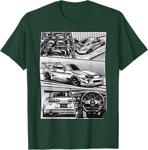 Supra JDM comic book, nice Gift T-Shirt - T-Shirt | Forest