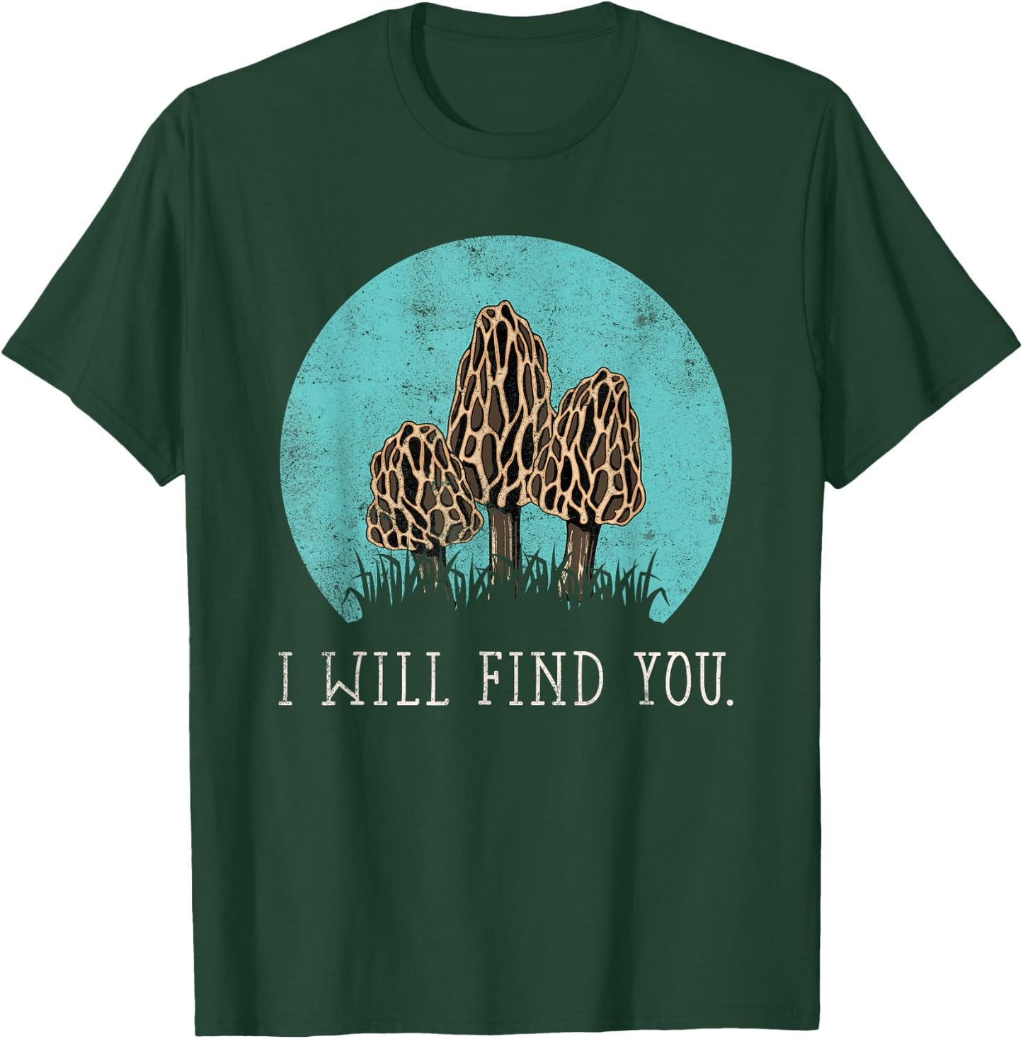 Hunting Morel Mushroom Shirt T-Shirt - T-Shirt | Forest