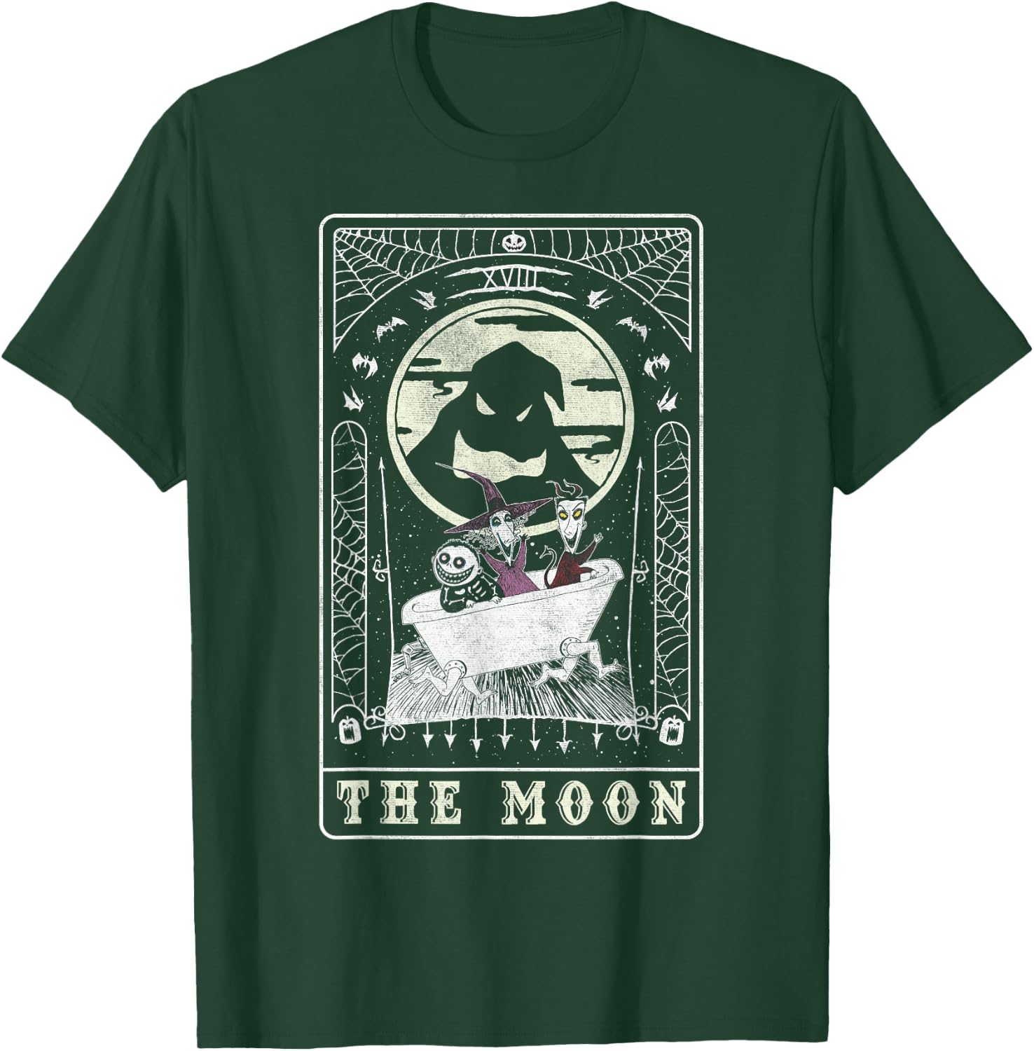 Disney The Nightmare Before Christmas The Moon Card T-Shirt - T-Shirt | Forest