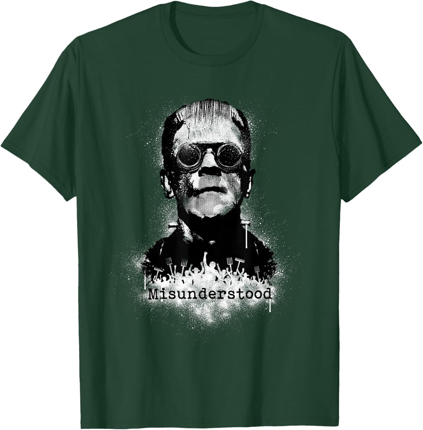 Frankenstein Monster with a Steampunk Twist T-Shirt - T-Shirt | Forest