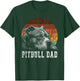 Pitbull Dad Pittie Dog Owner Father Pitbull Lover Men T-Shirt - T-Shirt | Forest