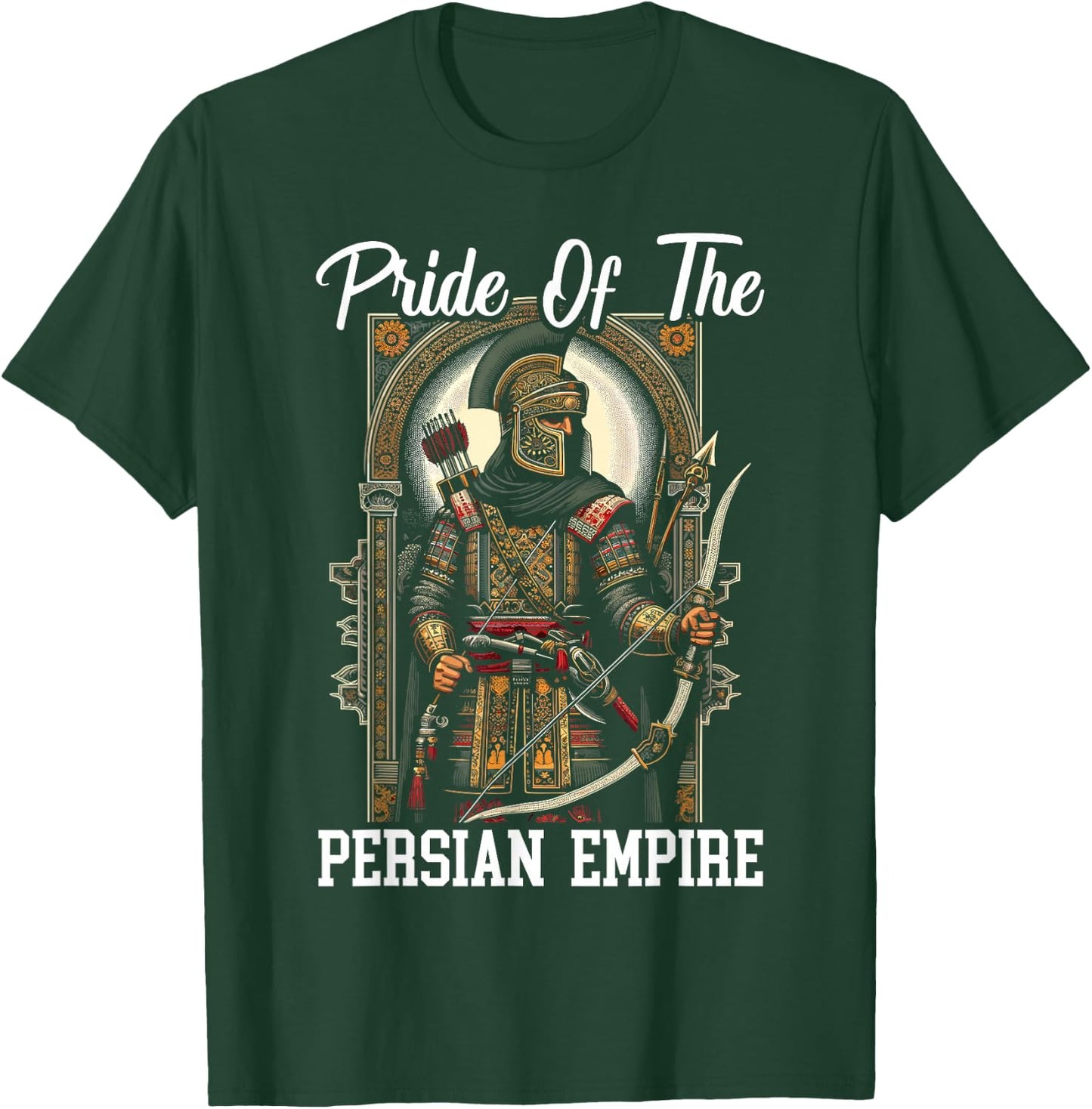 Persian Immortal Achaemenid Empire Persian Warrior T-Shirt - T-Shirt | Forest
