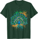Decorative Colorful Tail Peacock T-Shirt - T-Shirt | Forest