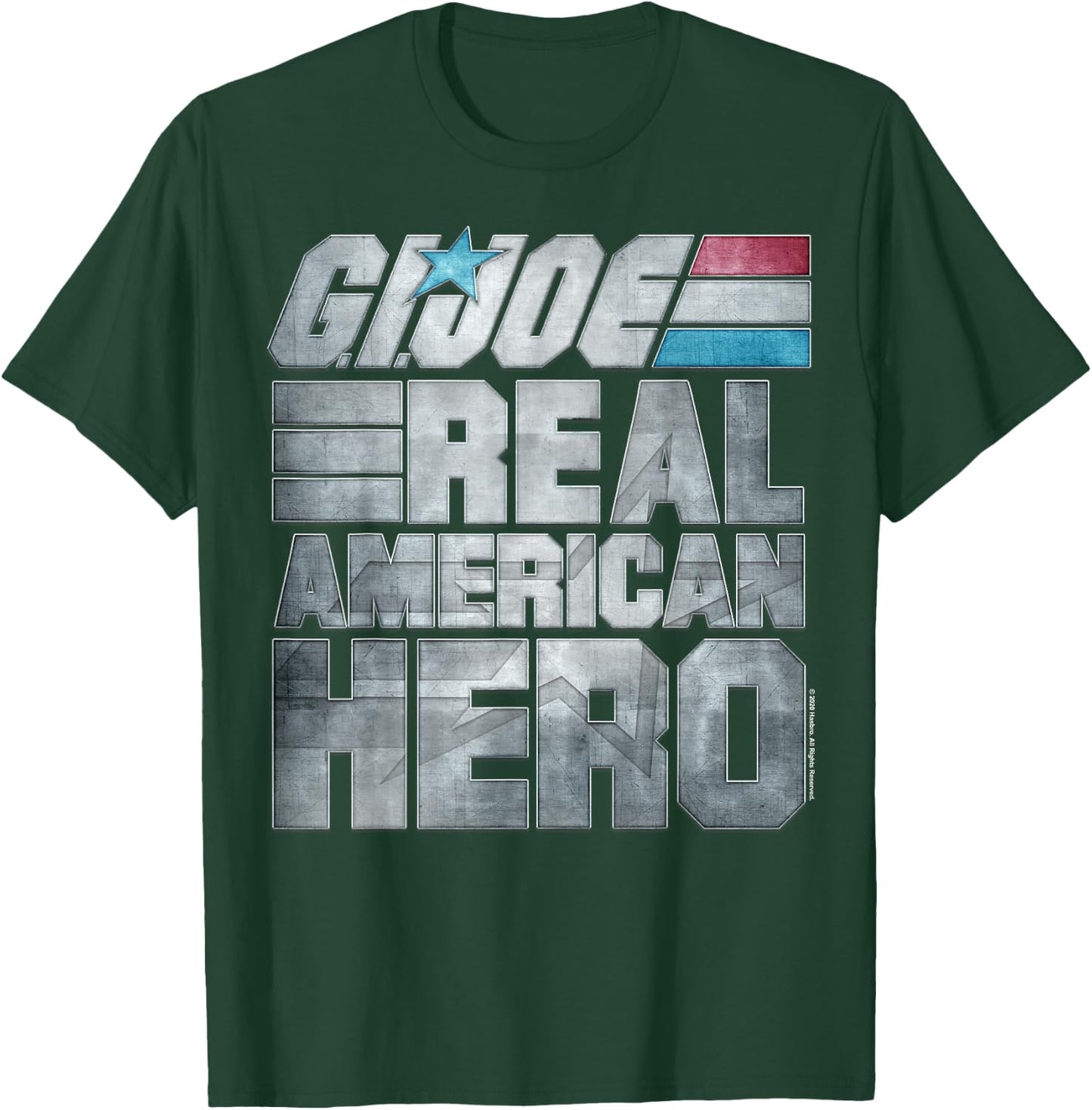G.I. Joe Real American Hero Metallic Block Logo T-Shirt - T-Shirt | Forest
