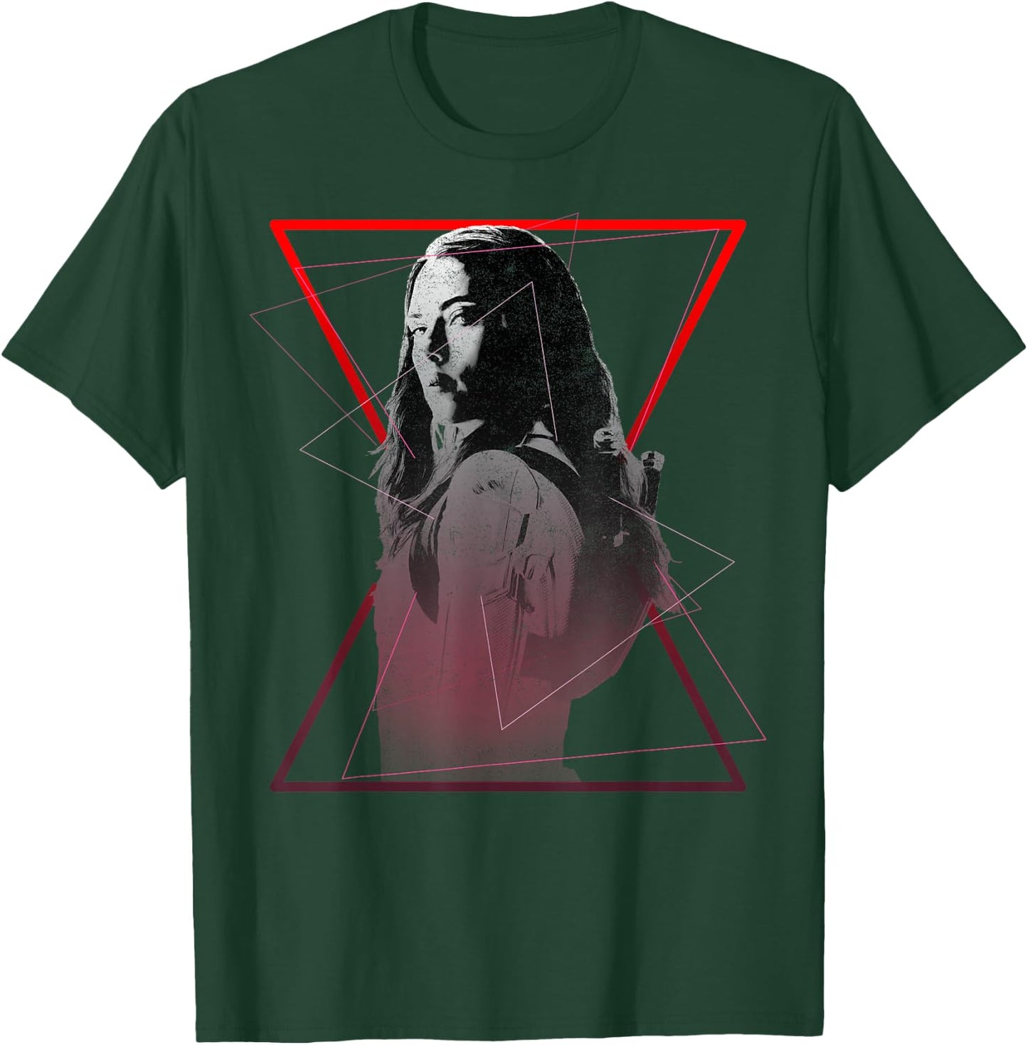 Marvel Black Widow Symbol Portrait T-Shirt - T-Shirt | Forest
