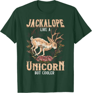 Cryptozoology Vintage Retro Spirit Jackalope Xmas Gift T-Shirt - T-Shirt | Forest