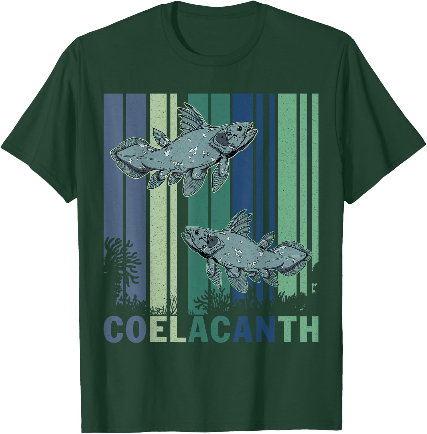Coelacanth Fish Paleontologist Scientist Animal Care T-Shirt - T-Shirt | Forest