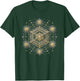 Metatron's Cube Sacred Geometry Spiritual Geometric T-Shirt - T-Shirt | Forest