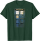 Cosplay Tardis Distressed Time-Traveller Sci-Fan T-Shirt - T-Shirt | Forest