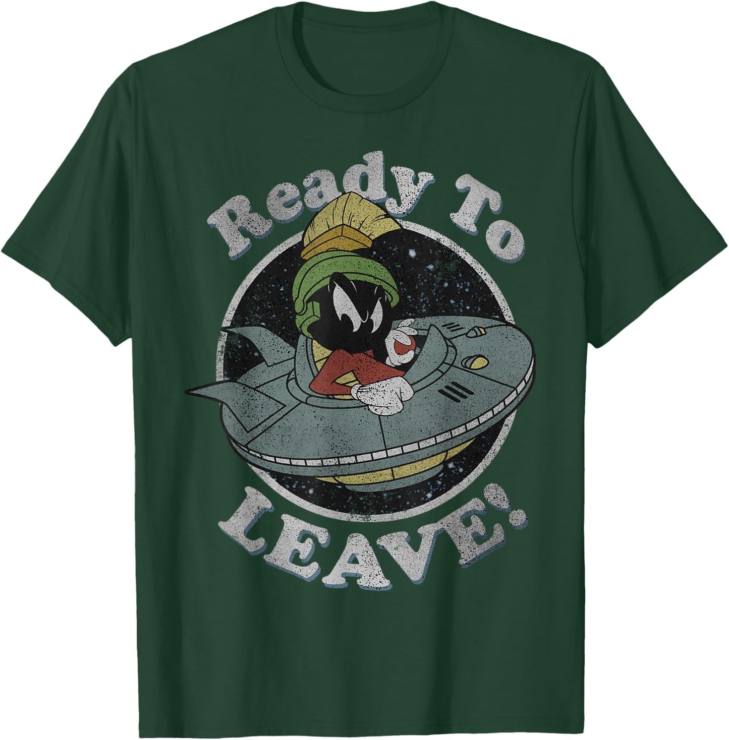 Looney Tunes Marvin The Martian Ready To Leave T-Shirt - T-Shirt | Forest