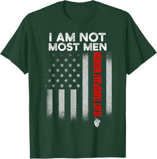 Heart Transplant Recipient America Surgery Survivor T-Shirt - T-Shirt | Forest