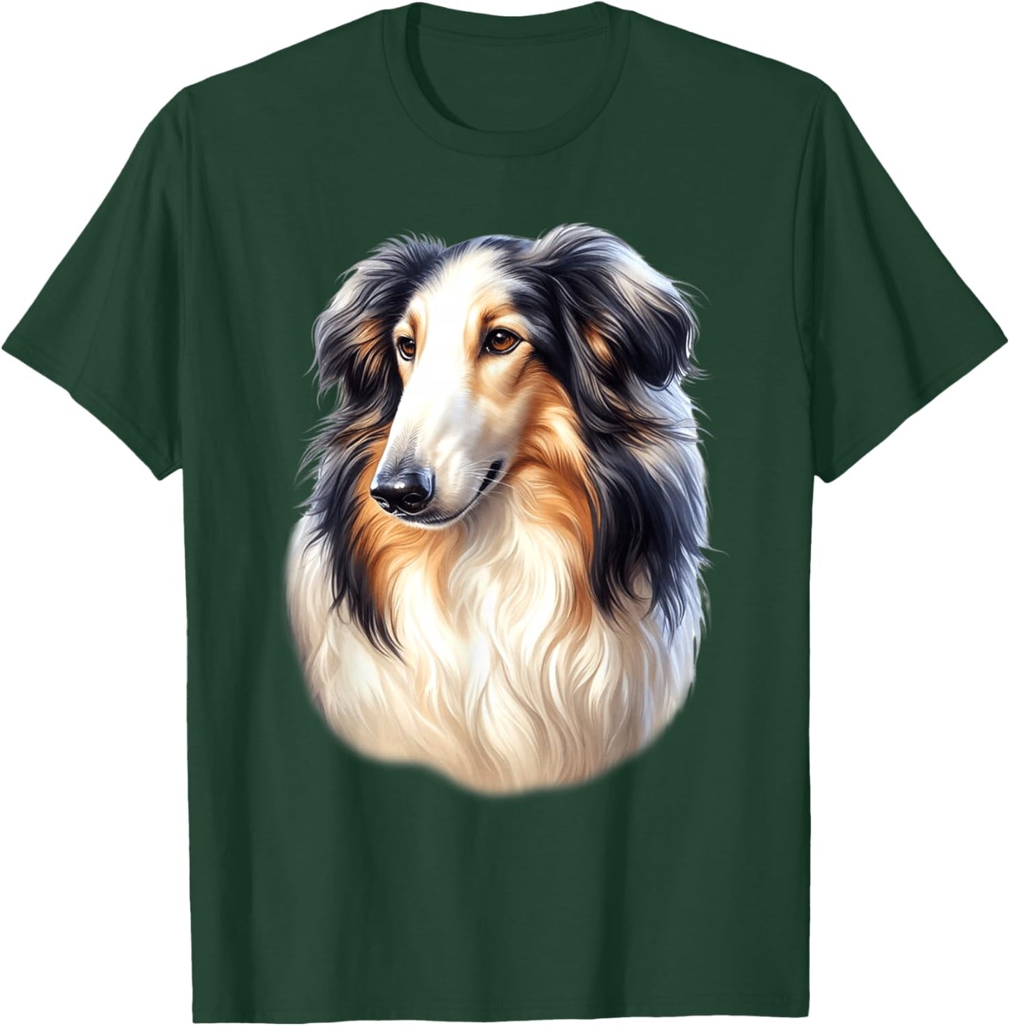 Borzoi Dog T-Shirt - T-Shirt | Forest
