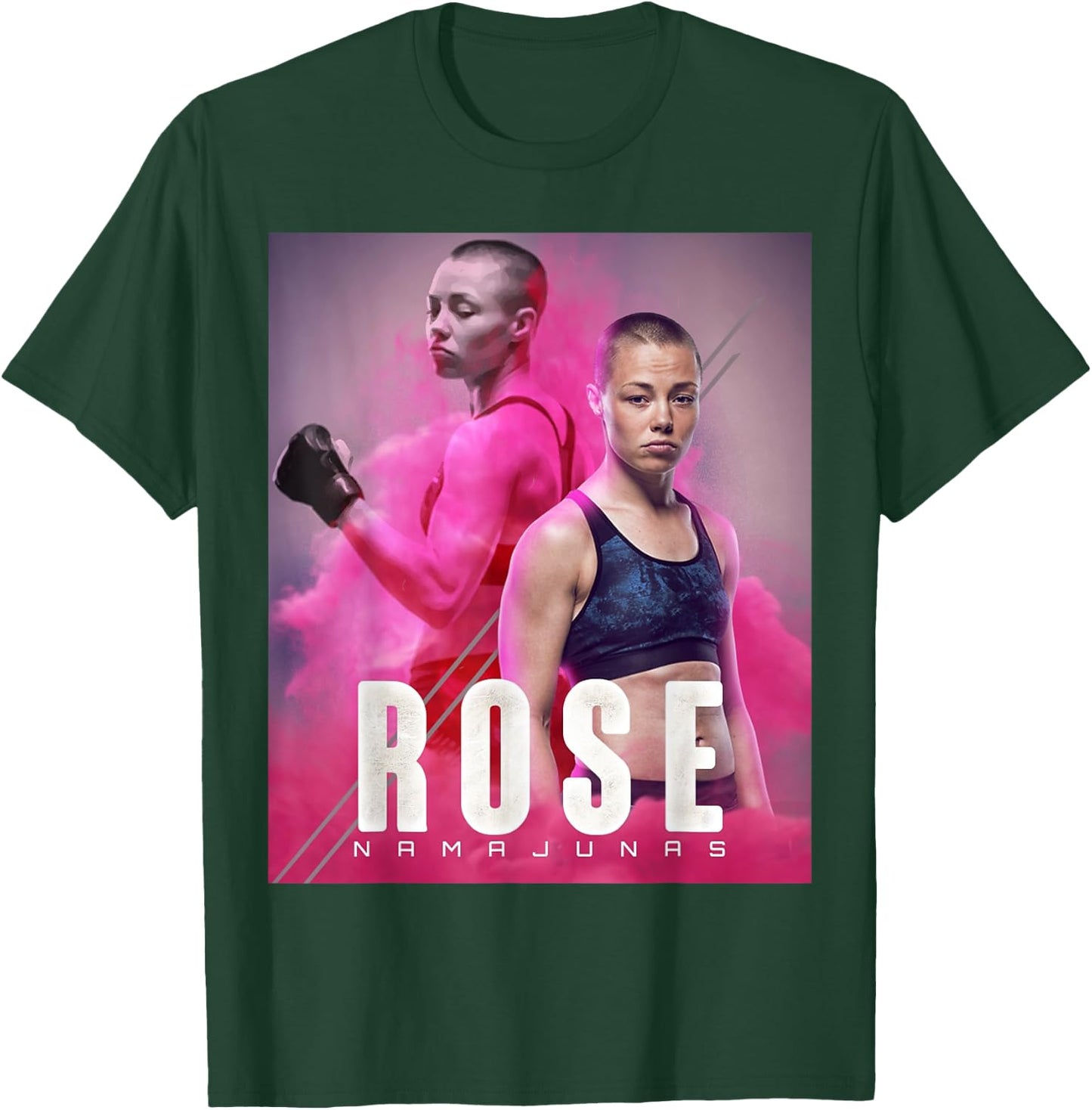 Thug Rose - Female MMA World Champion Fighter T-Shirt - T-Shirt | Forest
