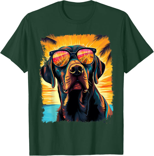 Hawaiian Labrador Retriever T-Shirt - T-Shirt | Forest