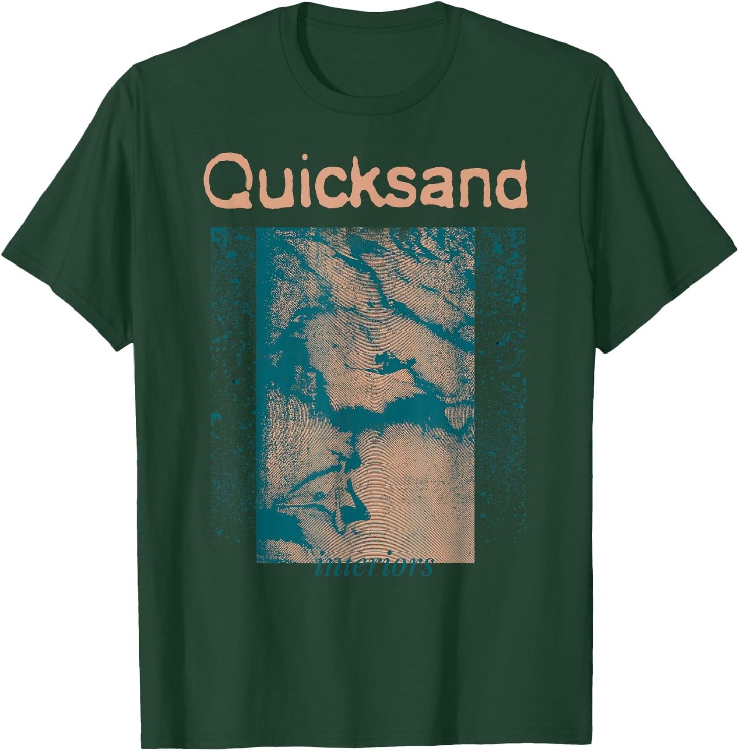 Quicksand - Interiors - Official Merchandise T-Shirt - T-Shirt | Forest