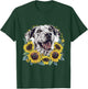 Catahoula Leopard Dog Dog Breed Graphic Sunflowers Men Women Kids T-Shirt - T-Shirt | Forest