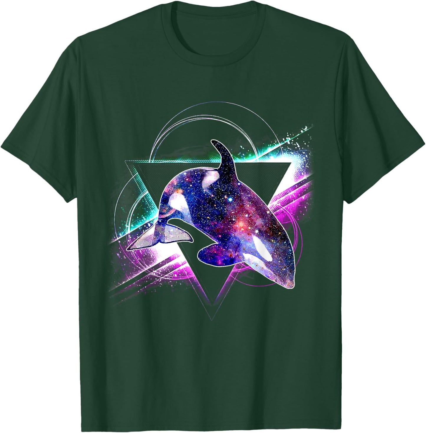Aesthetic Galaxy Killer Whale T-Shirt - T-Shirt | Forest