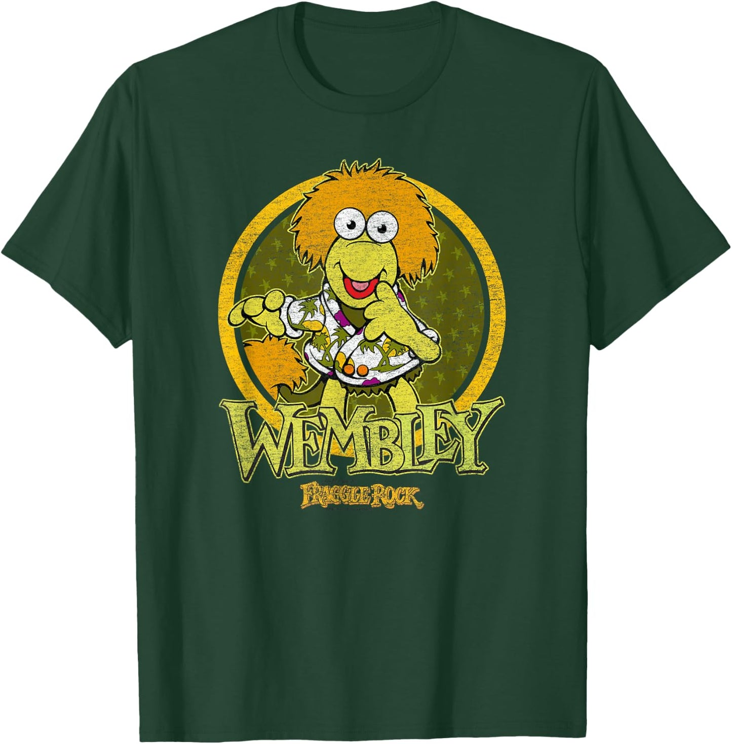 Fraggle Rock Wembley Circle T-Shirt - T-Shirt | Forest