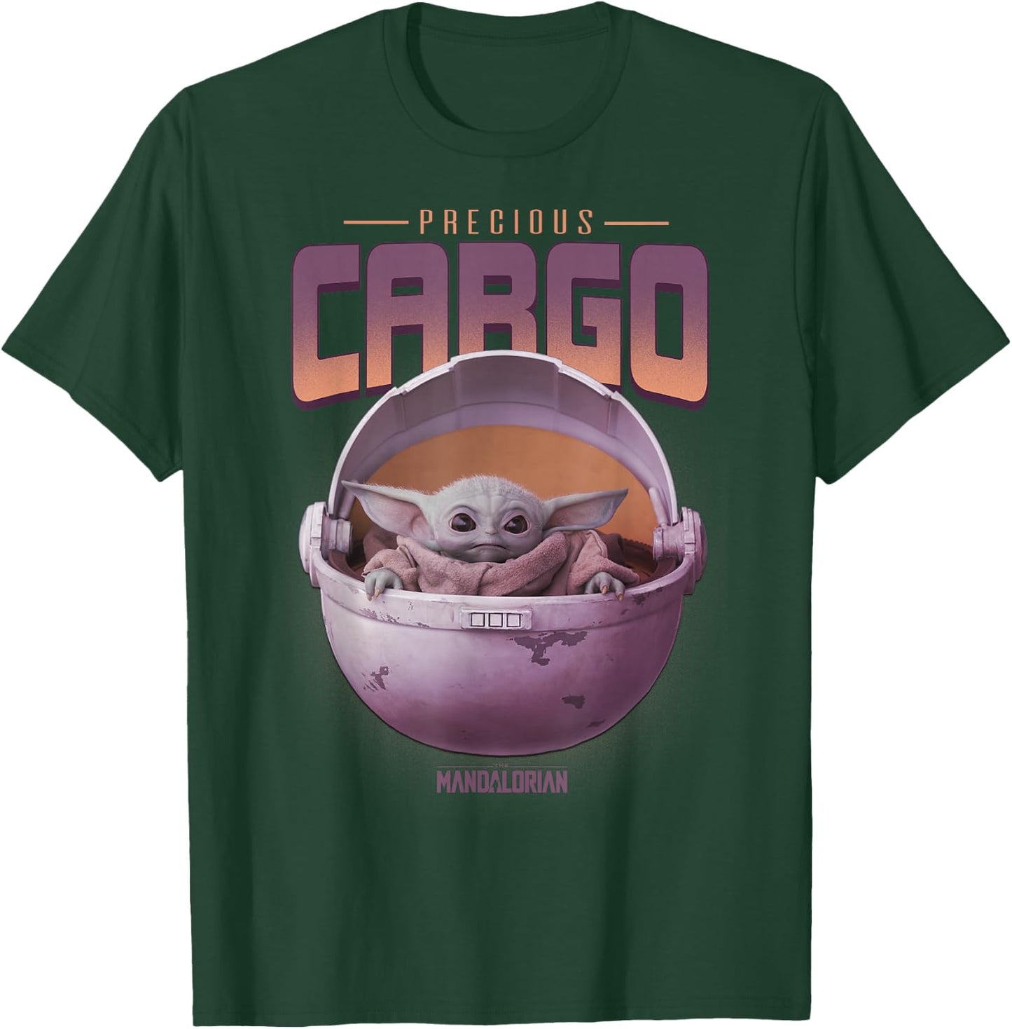 Star Wars The Mandalorian The Child Precious Cargo Purple T-Shirt - T-Shirt | Forest