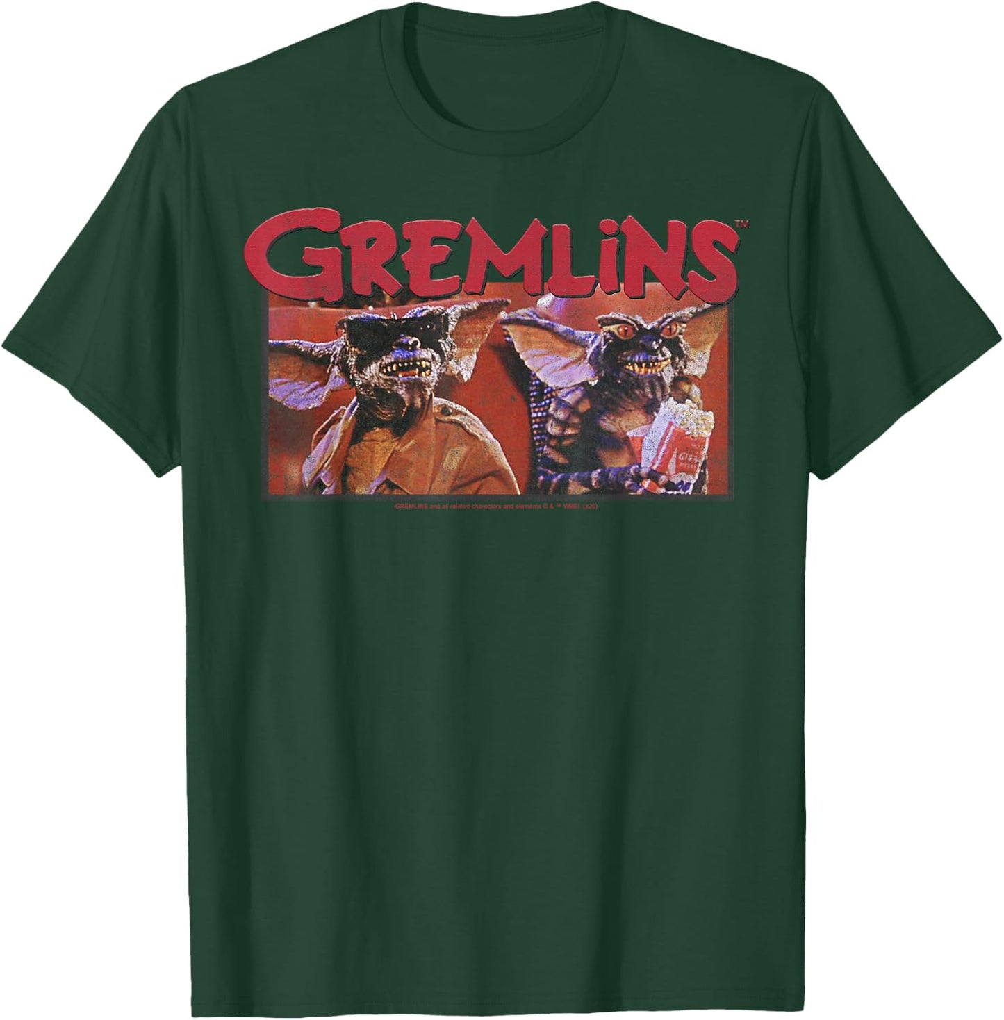 Gremlins at The Movies Portrait T-Shirt - T-Shirt | Forest