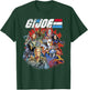 G.I. Joe Retro Group Shot American Hero Fade Logo Small T-Shirt - T-Shirt | Forest