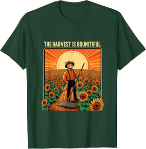The harvest is bountiful funny farmer cat Women T-Shirt - T-Shirt | Forest