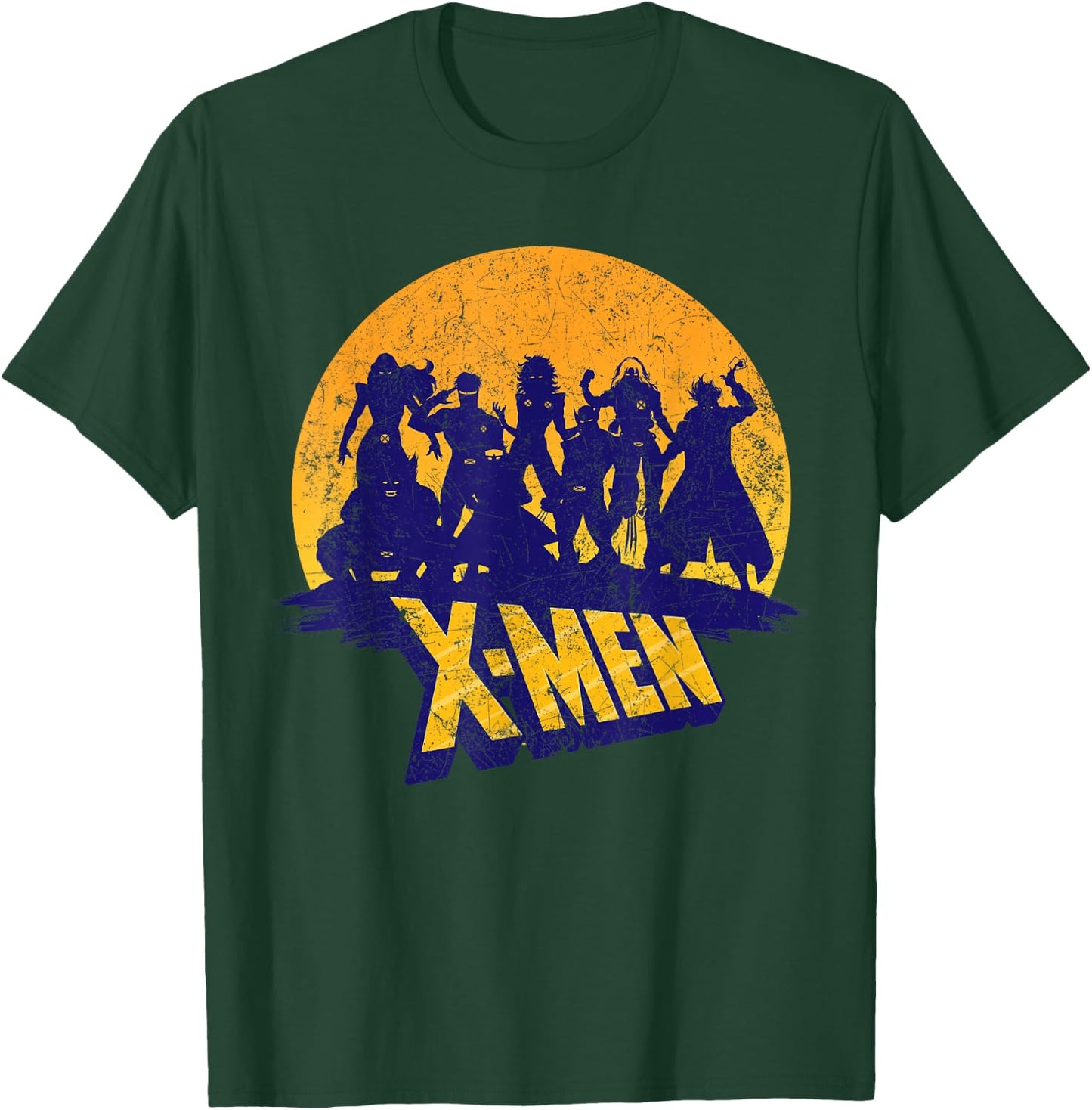 Marvel X-Men Logo and Mutants Classic T-Shirt - T-Shirt | Forest