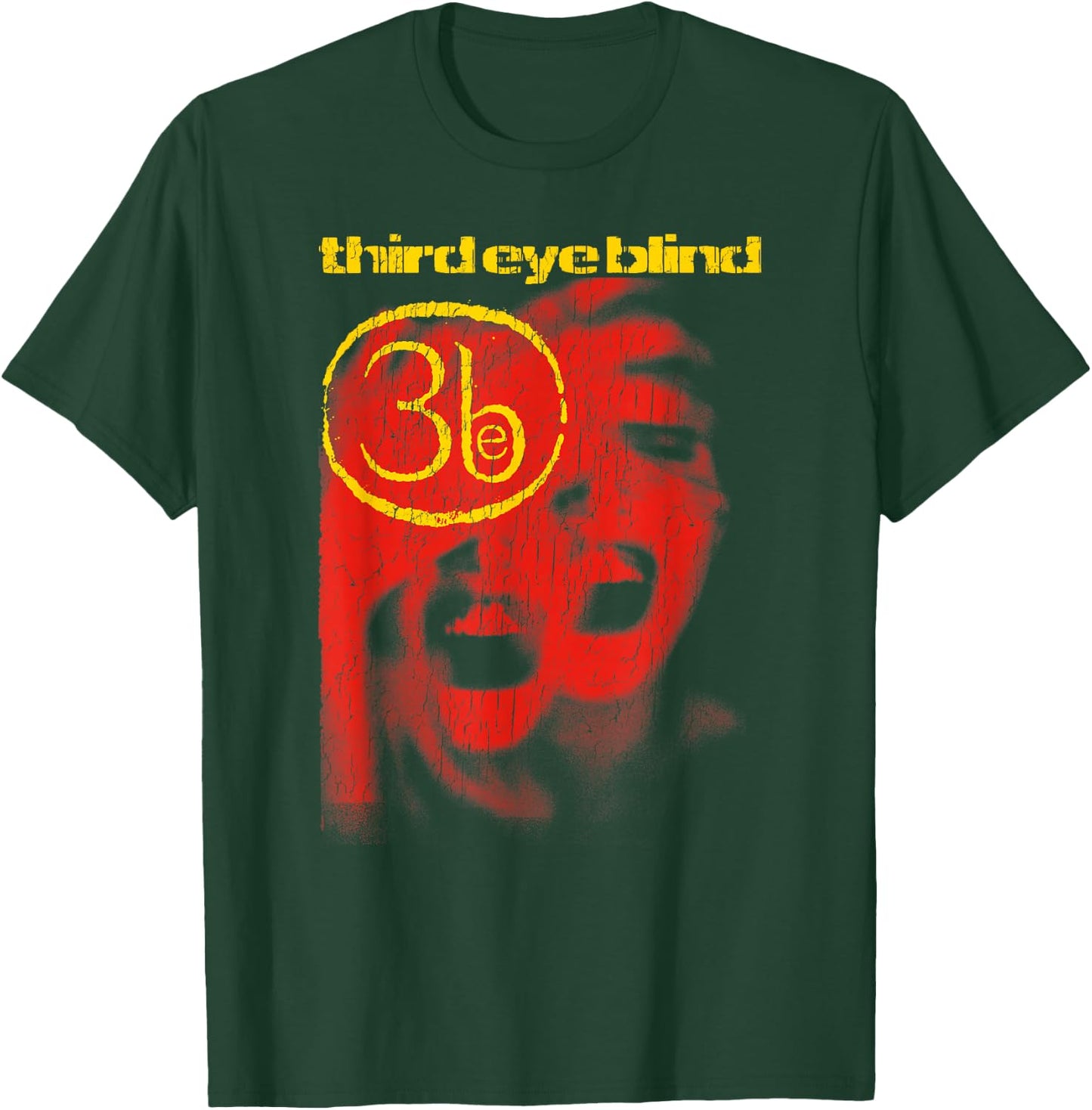 Third Eye Blind Self-Titled Vintage Crackle T-Shirt - T-Shirt | Forest