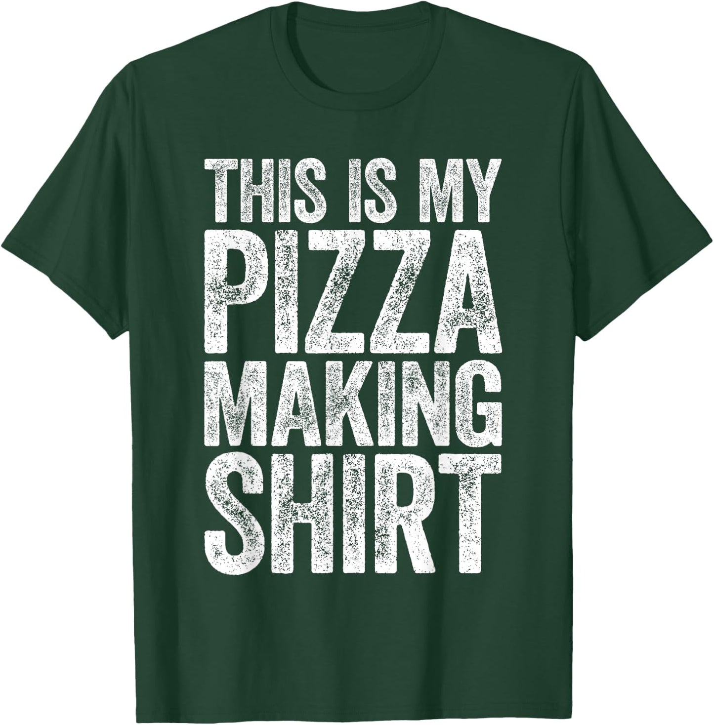 This Is My Pizza Making Shirt Men Women Kids Food Lover T-Shirt - T-Shirt | Forest