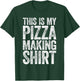 This Is My Pizza Making Shirt Men Women Kids Food Lover T-Shirt - T-Shirt | Forest