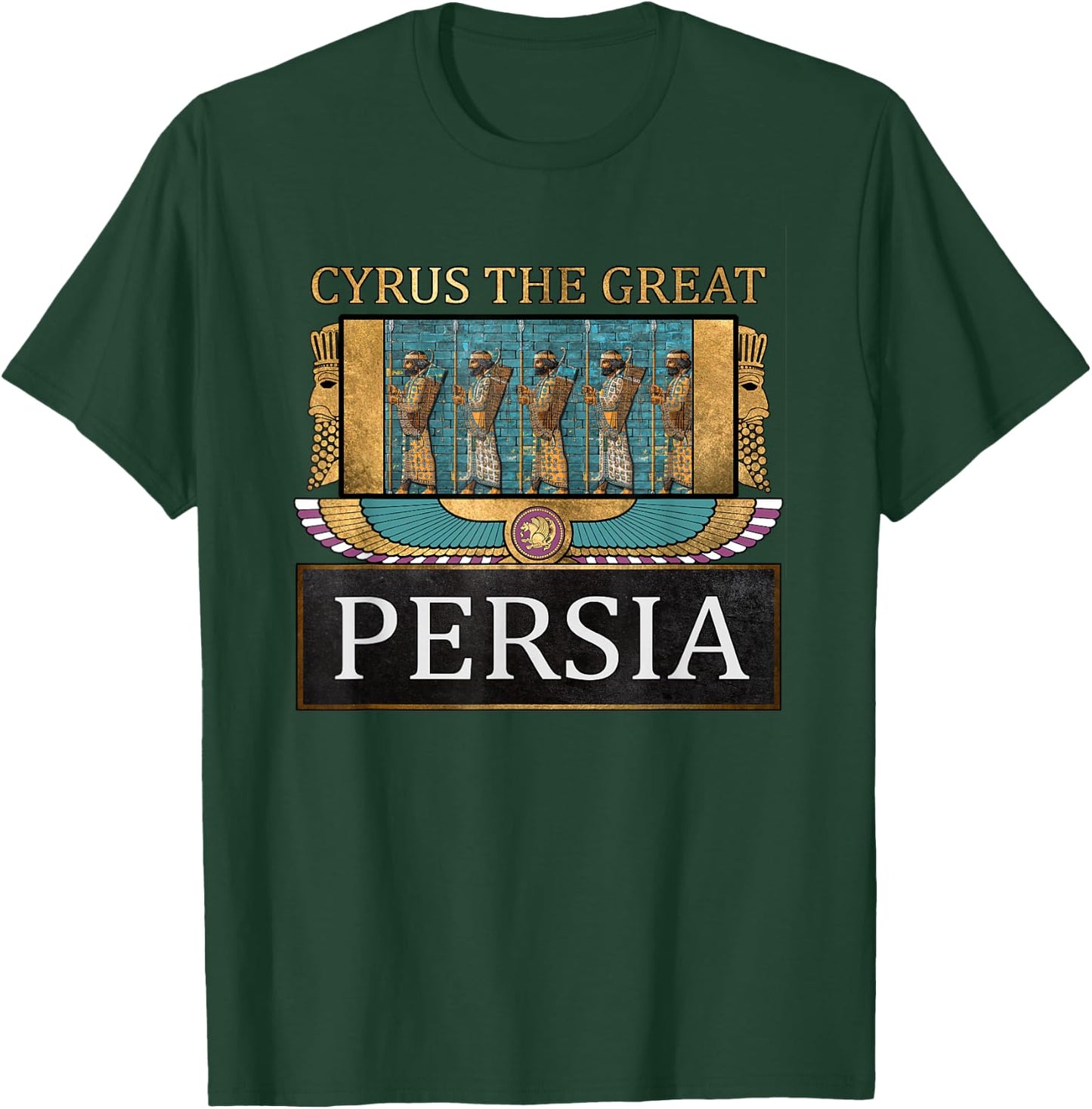 Cyros the Great, Ancient Persia, Achaemenid T-Shirt - T-Shirt | Forest