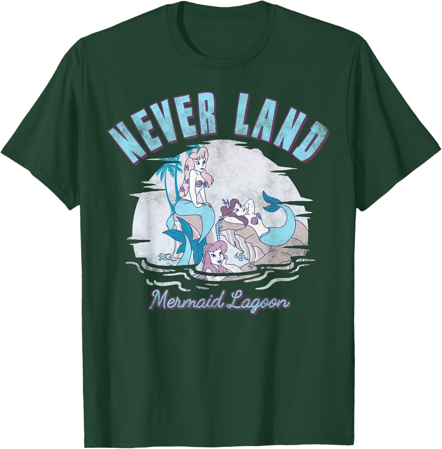 Disney Peter Pan Never Land Mermaid Lagoon T-Shirt - T-Shirt | Forest