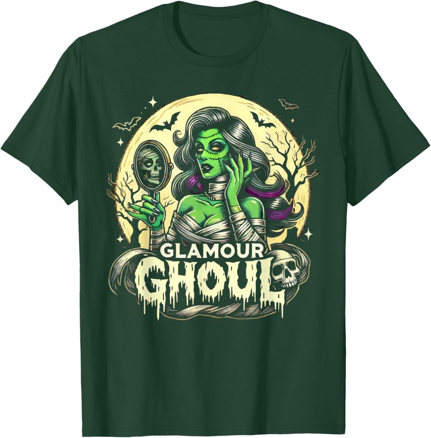 Halloween Ghoul Lover Spooky Ghost Scary Trick Or Treat T-Shirt - T-Shirt | Forest