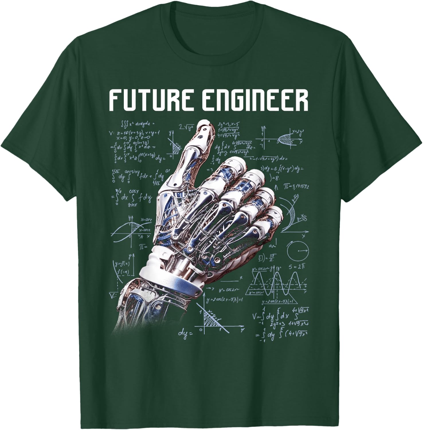 Future Engineer Costume Robot Robotics Adults & Kids T-Shirt - T-Shirt | Forest