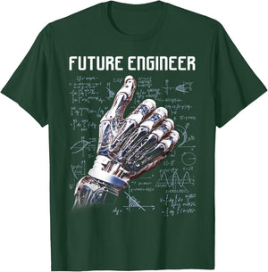 Future Engineer Costume Robot Robotics Adults & Kids T-Shirt - T-Shirt | Forest
