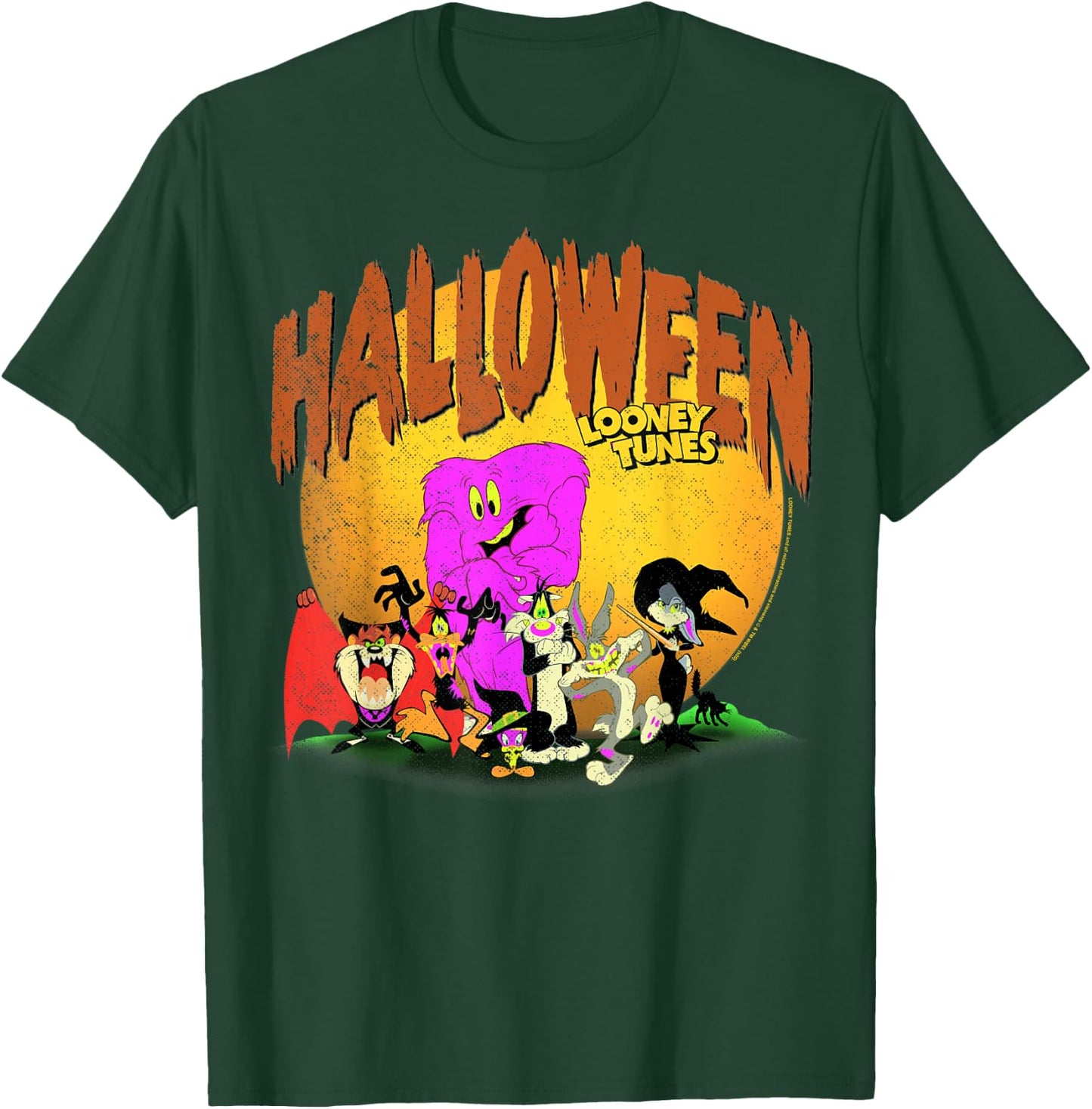 Looney Tunes Halloween Night Group Shot T-Shirt - T-Shirt | Forest