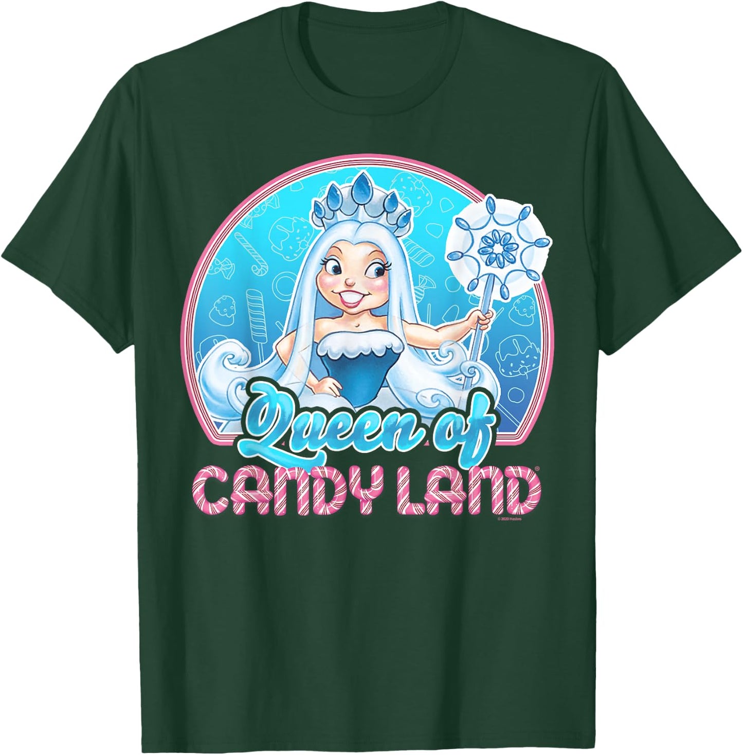 Candy Land Queen of Candy Land Portrait Small T-Shirt - T-Shirt | Forest