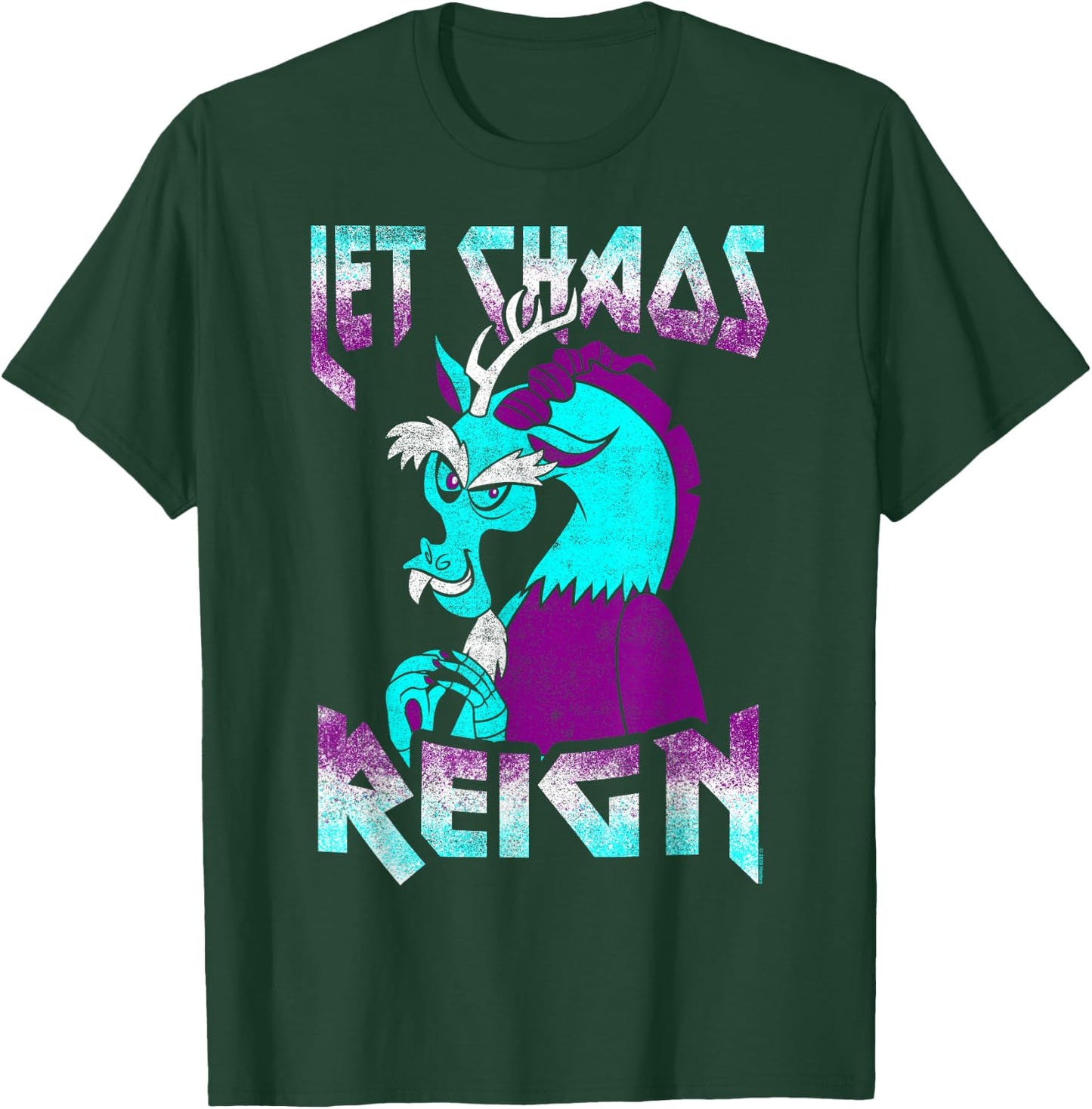 My Little Pony: Friendship Is Magic Let Chaos Reign Vintage T-Shirt - T-Shirt | Forest