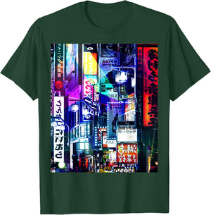 Shibuya Tokyo night Japan trip T-Shirt - T-Shirt | Forest