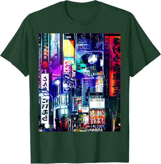 Shibuya Tokyo night Japan trip T-Shirt - T-Shirt | Forest
