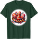 Christ is Risen Greek Russian Eastern Orthodox Pascha Cross T-Shirt - T-Shirt | Forest